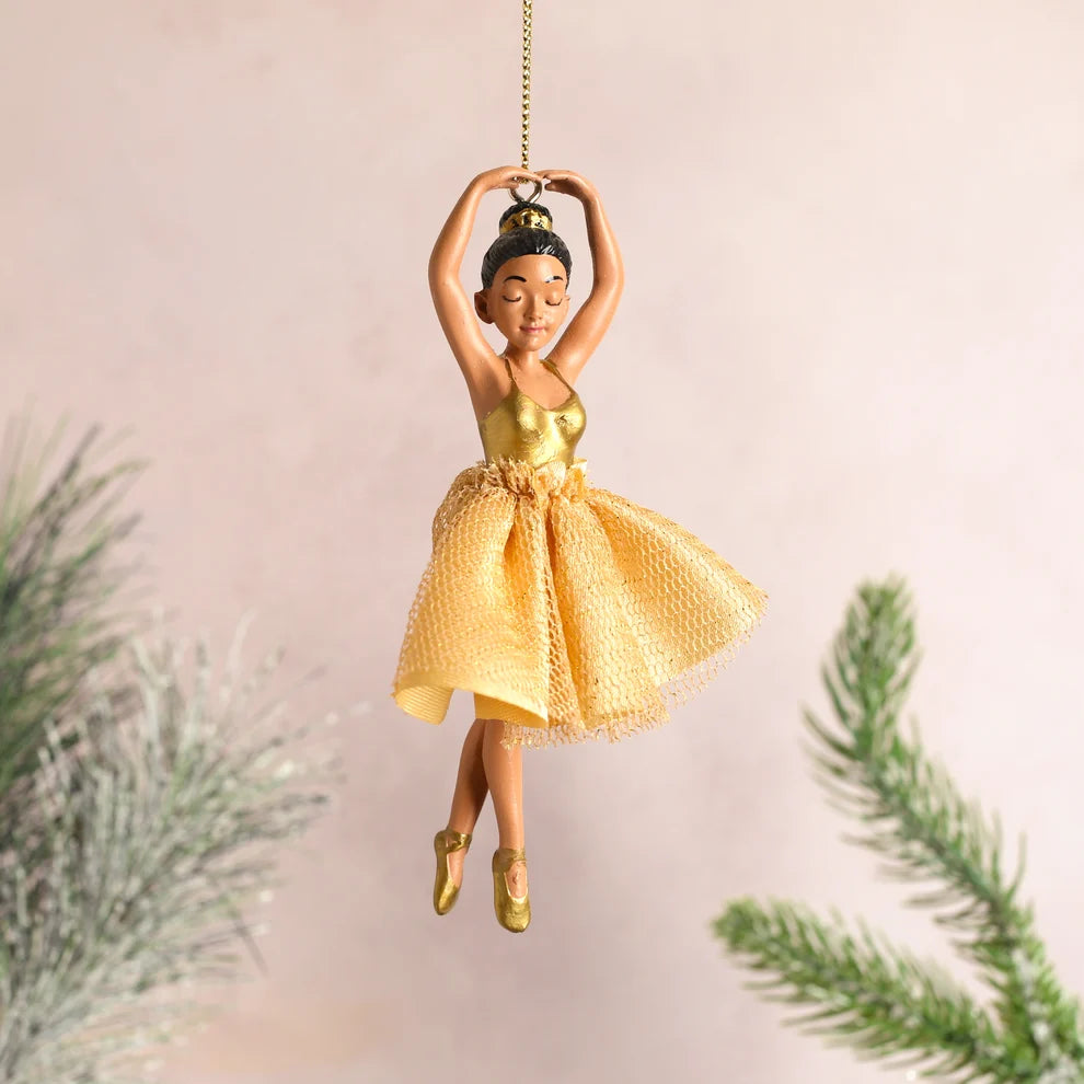 March Muses Faye Ballerina Christmas Ornament