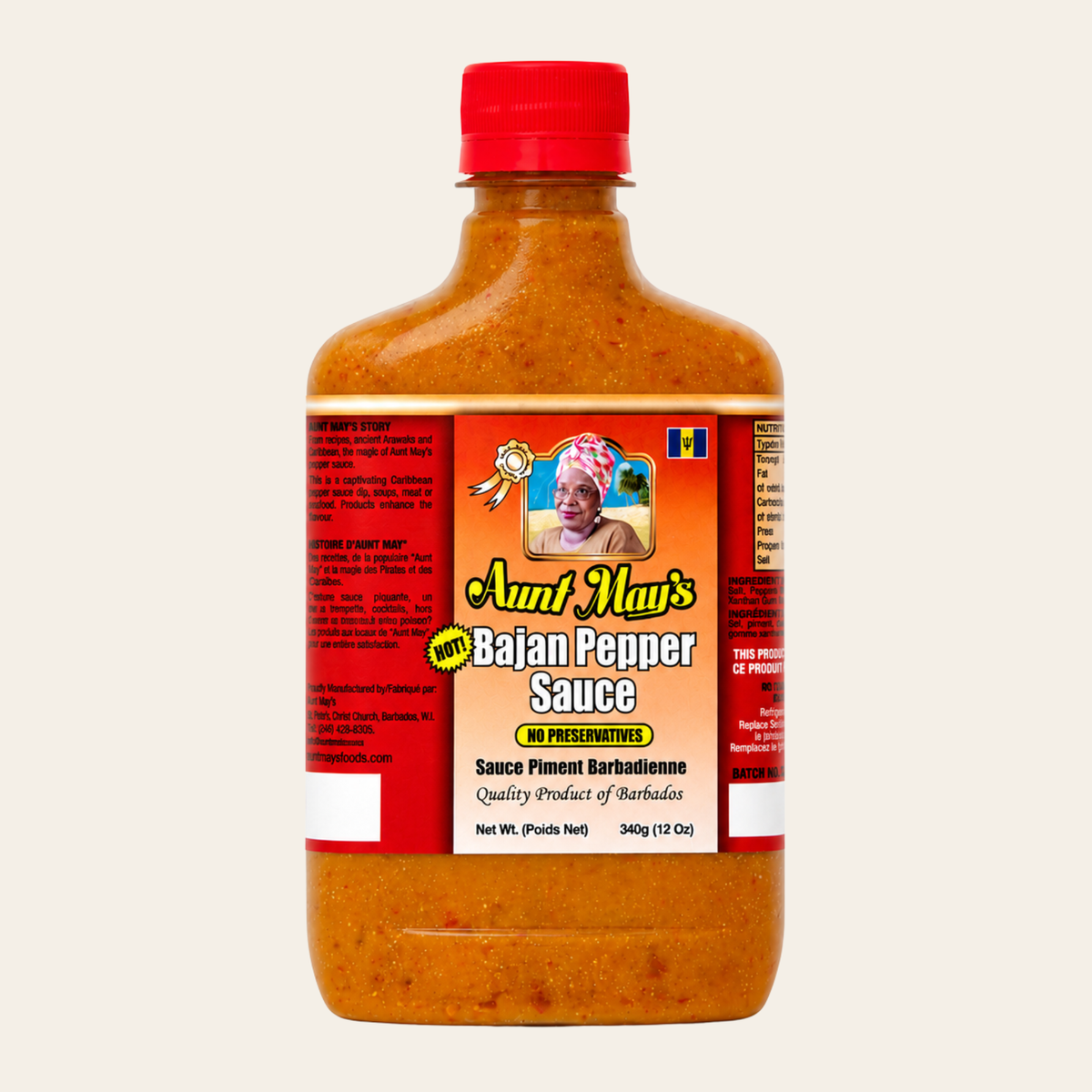 Aunt May's Bajan Pepper Sauce