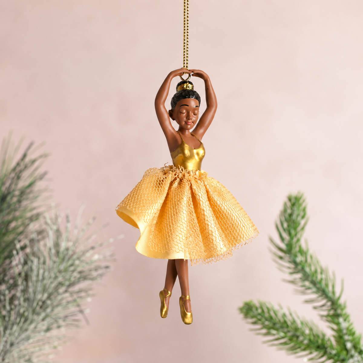 March Muses Faye Ballerina Christmas Ornament