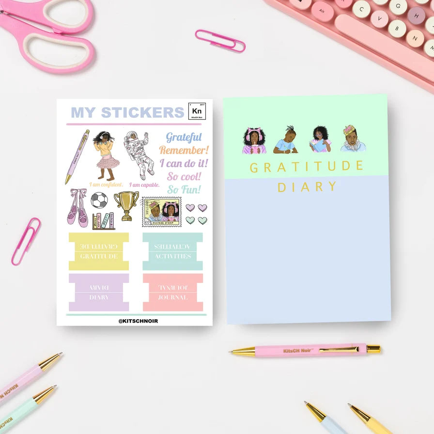 KitsCH Noir Kids Gratitude Diary