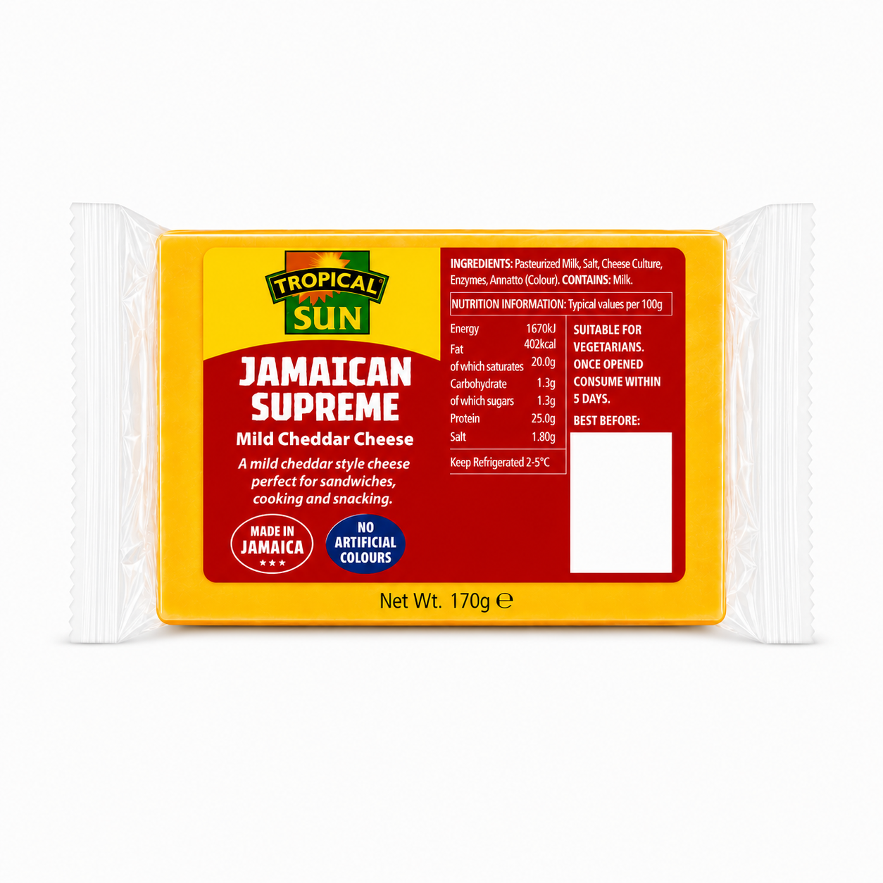 Tropical Sun Jamaican Cheese