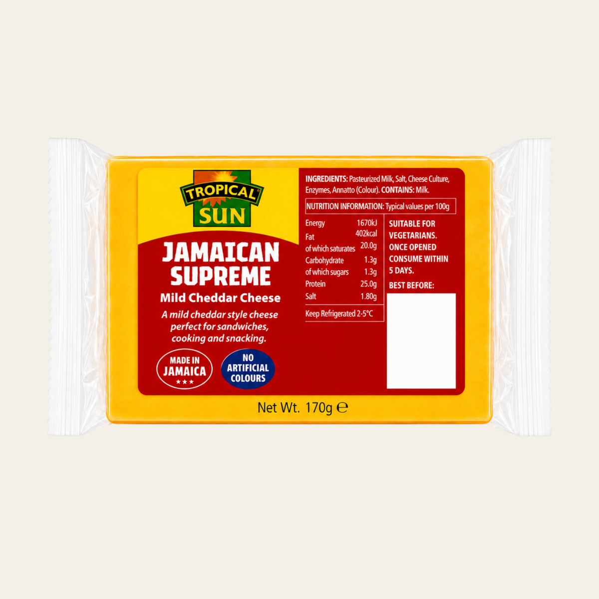 Tropical Sun Jamaican Cheese